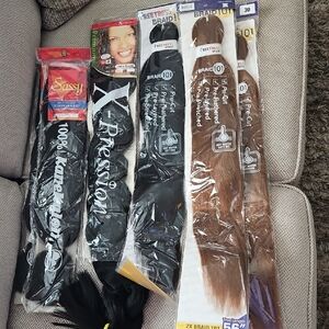 X-Pression, Freetress and Sassy Hair For Braiding